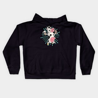 Cow Milk Icecream Kids Hoodie